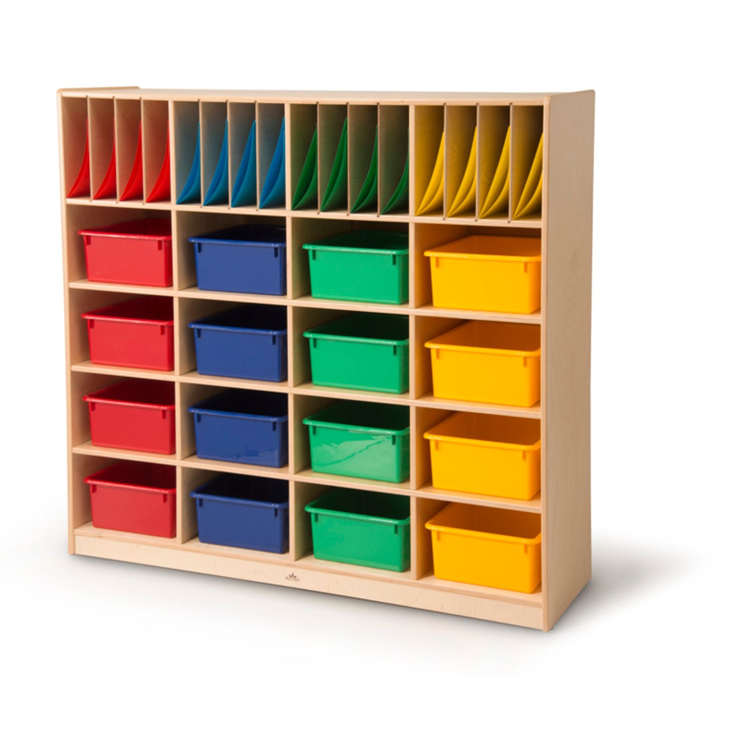 Communication and Storage Center with 16 Bins