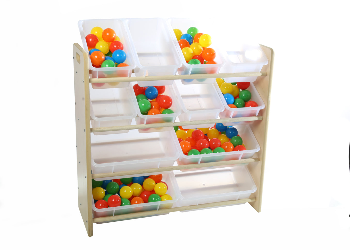 Meuble de rangement à 12 bacs