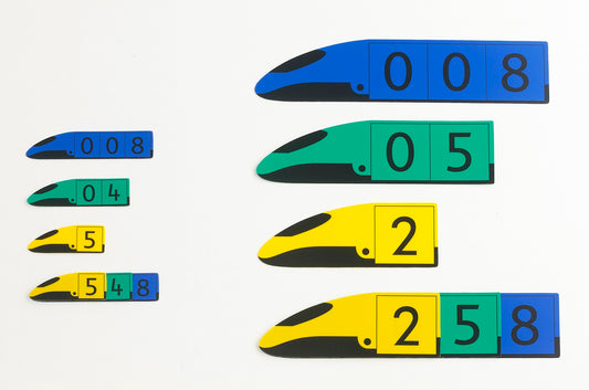 Place Value Trains (Decimal)