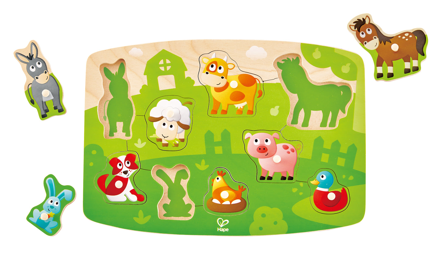 Puzzles en bois – Ensemble de 4