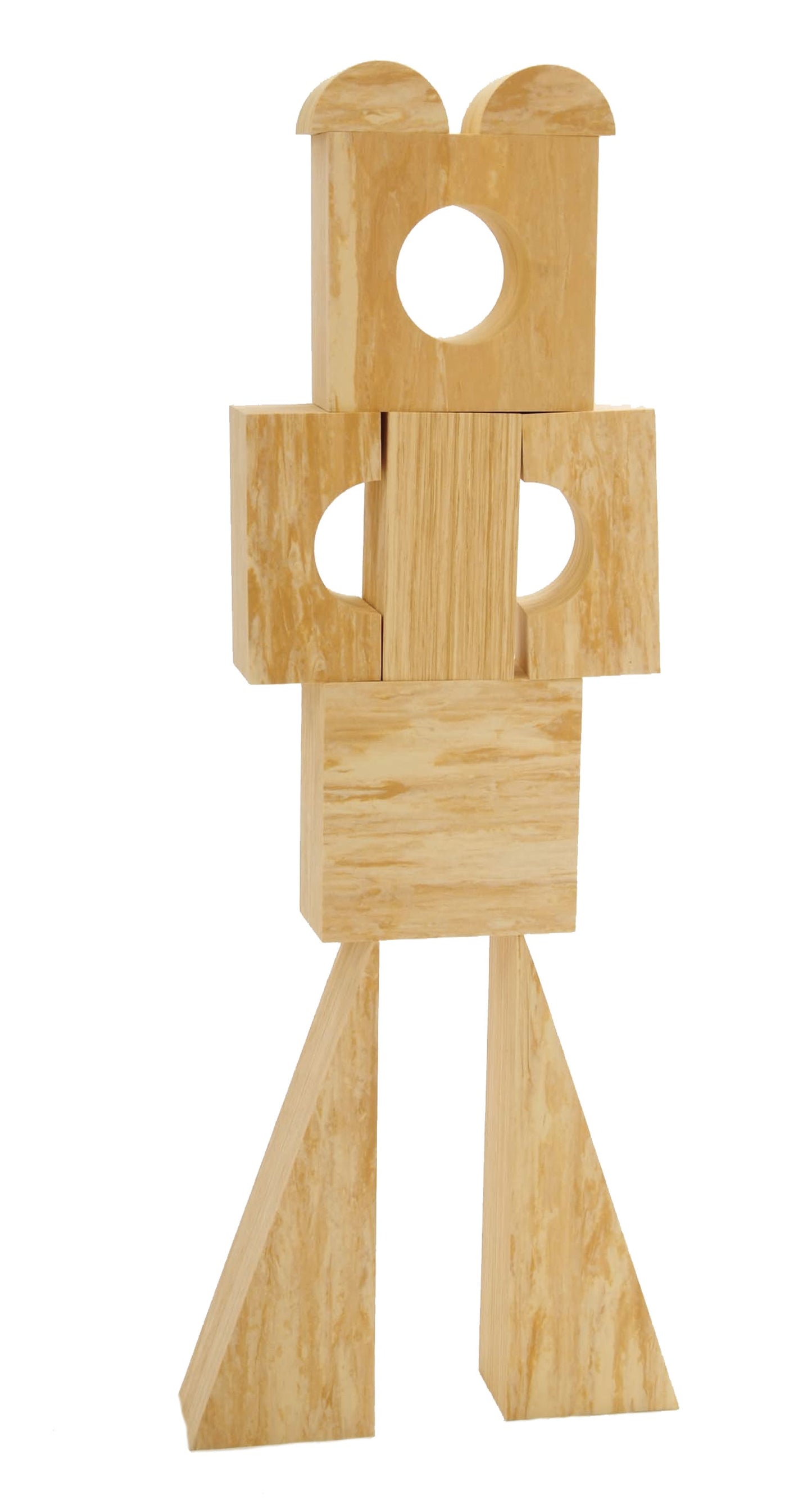 Blocs en mousse imitation de bois