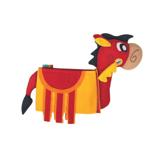 Déguisements de chevaux - Cheval d'Ivanhoé - Rouge et jaune