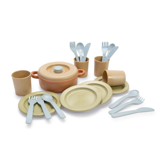 Service de vaisselle en bioplastique