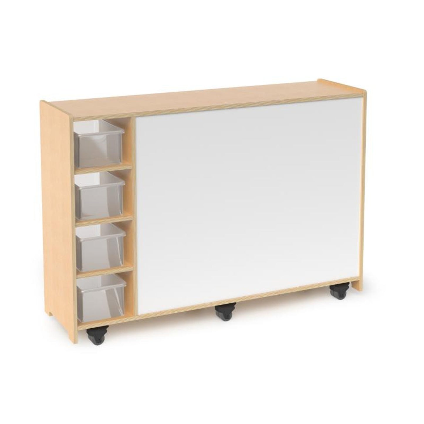Magnetic Write and Wipe Mobile Cabinet
