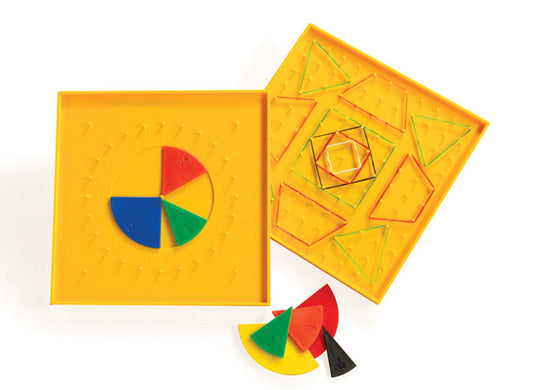 Géoplans pour fractions – Ensemble de 4