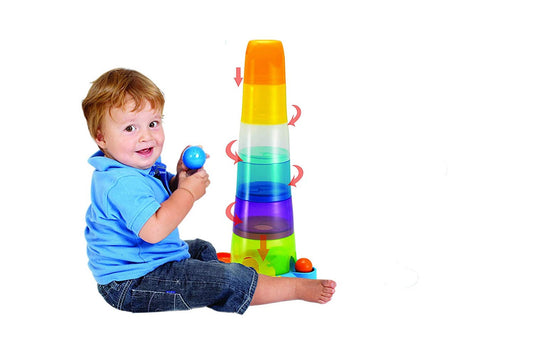 Tour à boules qui dégringolent