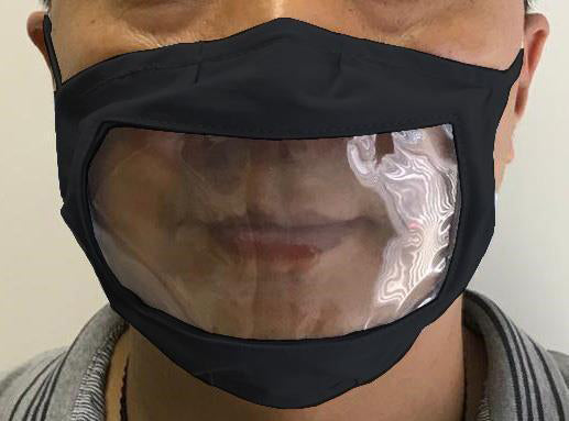 Couvre-visage à fenêtre