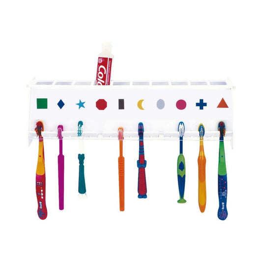 Wall toothbrush holder