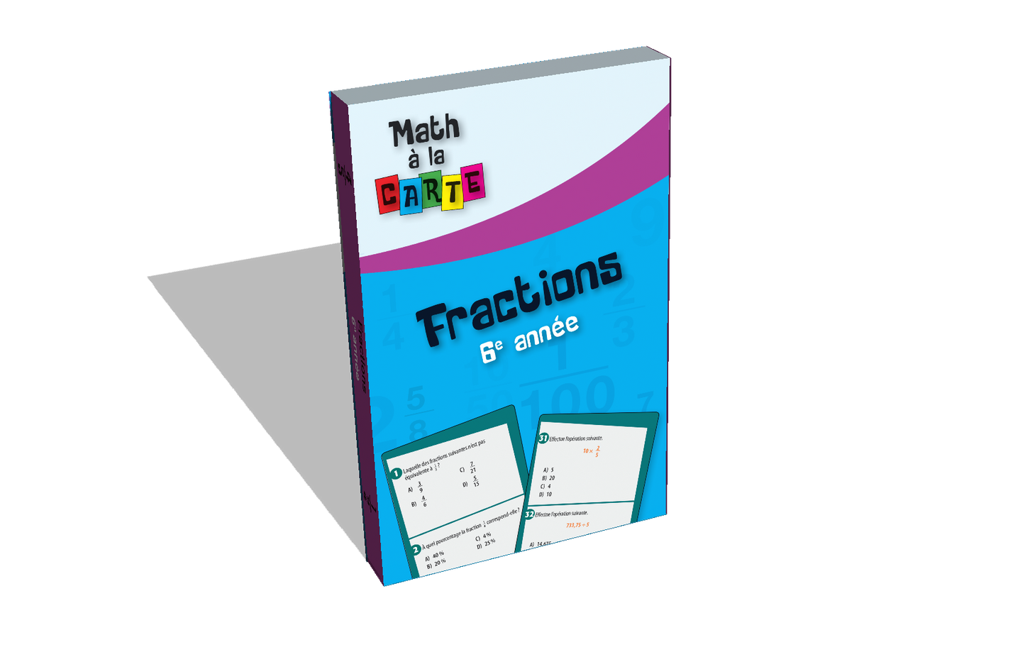 Math à la carte - Fractions