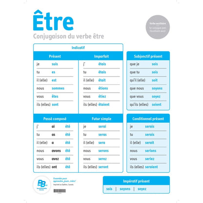 Affiches de conjugaison