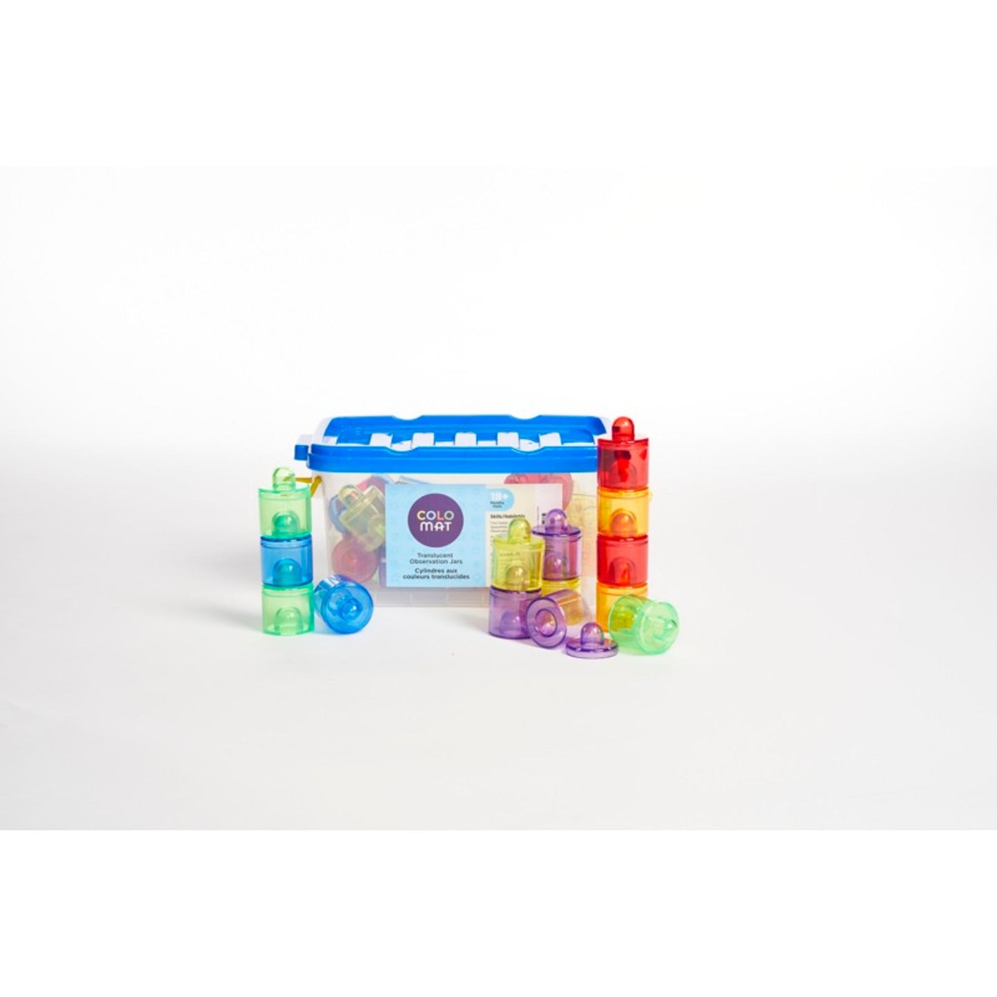 Colomat – Cylindres de couleurs translucides