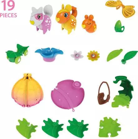 Ensemble maison fleurs - Brio Flora