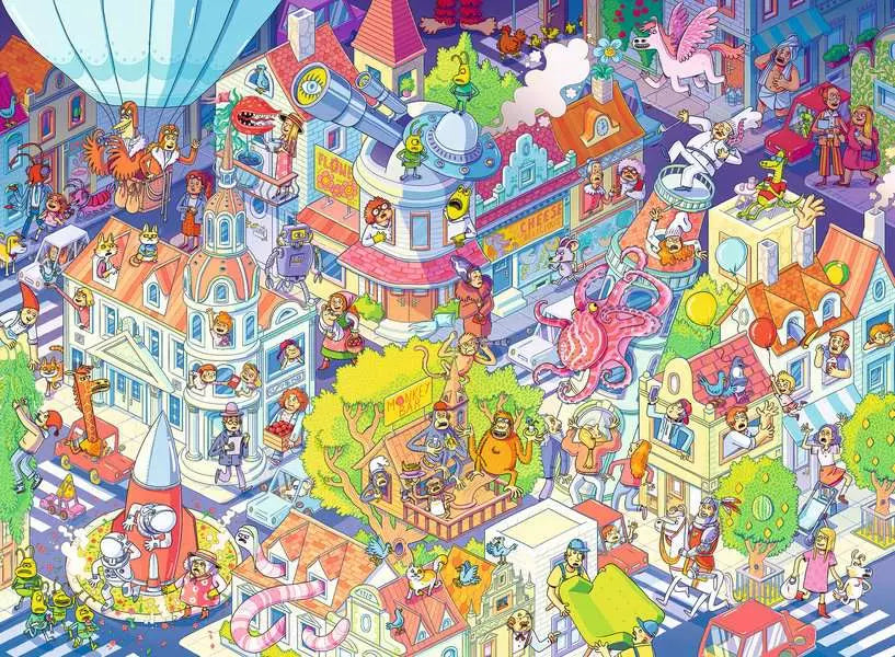 A day in Chaosville puzzle 100 pieces