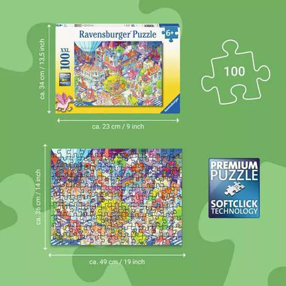 A day in Chaosville puzzle 100 pieces
