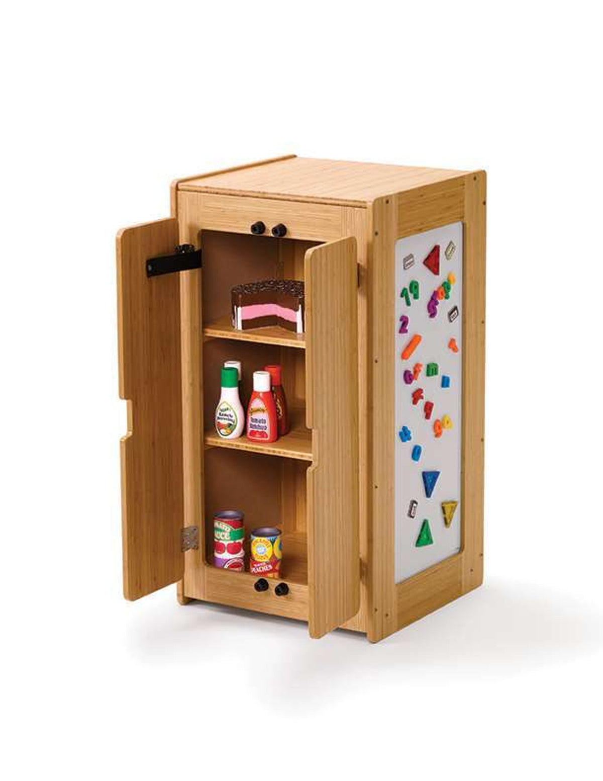 Bamboo Make-Believe Fridge for Dramatic Play