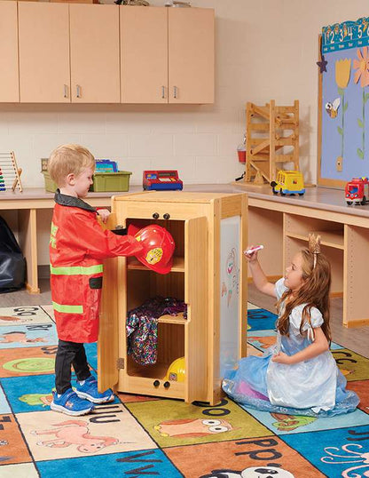 Bamboo Make-Believe Fridge for Dramatic Play