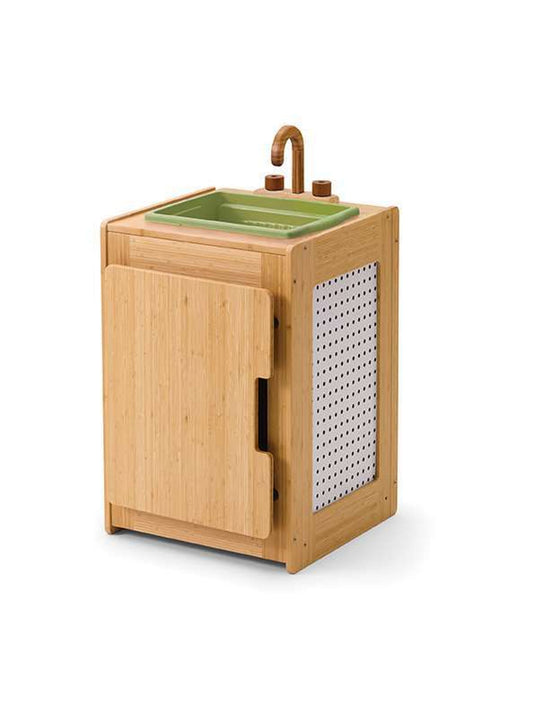 Bamboo Make-Believe Sink for Dramatic Play