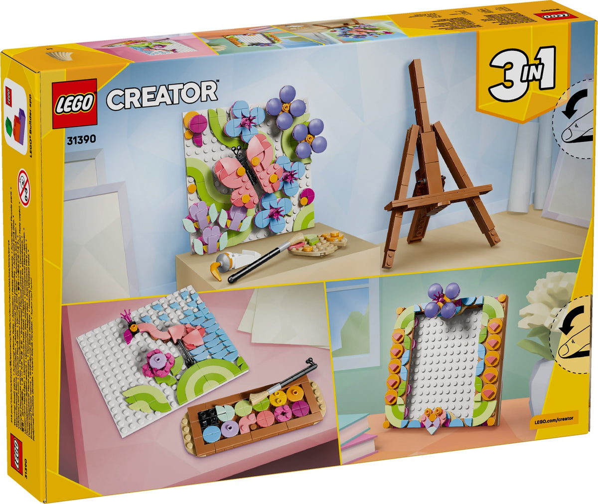 LEGO Creator 3-en-1 - 31390 - Le tableau décoratif à motifs floraux