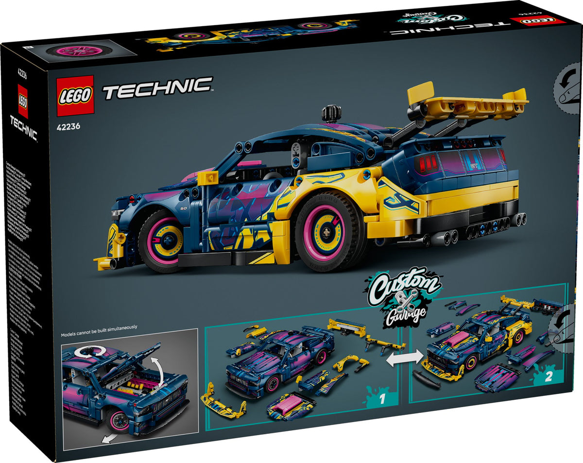 LEGO Technic - 42236 - Le garage de personnalisation pour voiture Ford Mustang GT