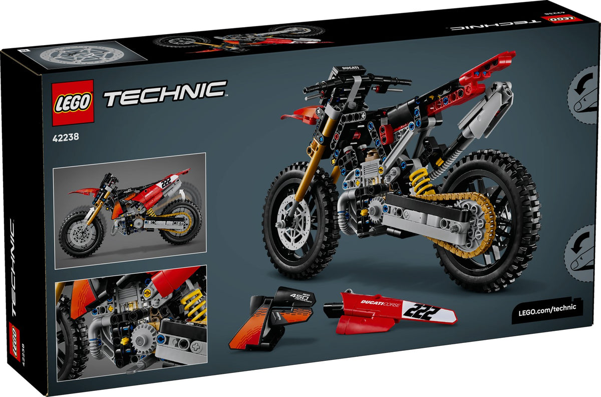 LEGO Technic - 42238 - La moto Ducati Desmo450 MX Factory
