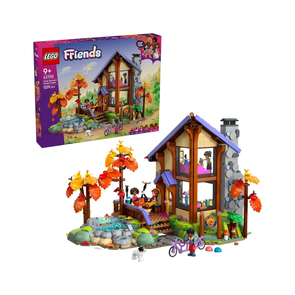 LEGO Friends - 42705 - La cabane chaleureuse dans la forêt