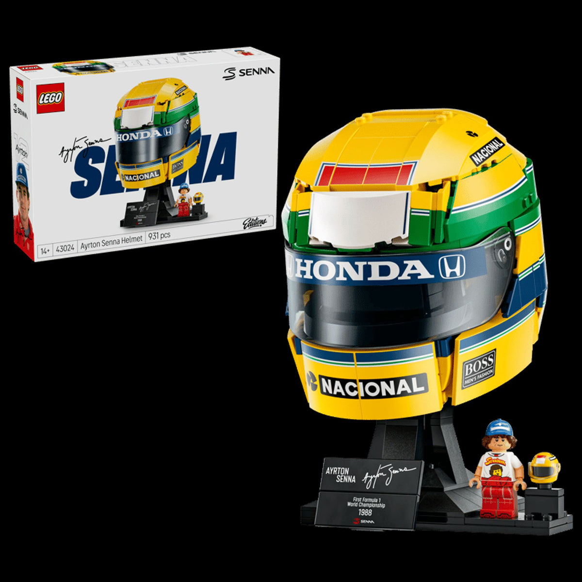 LEGO Editions - 43024 - Le casque d’Ayrton Senna
