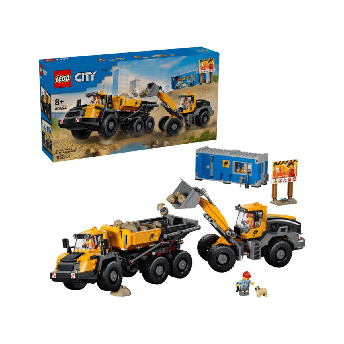 LEGO City - 60494 - Le camion-benne et la chargeuse frontale