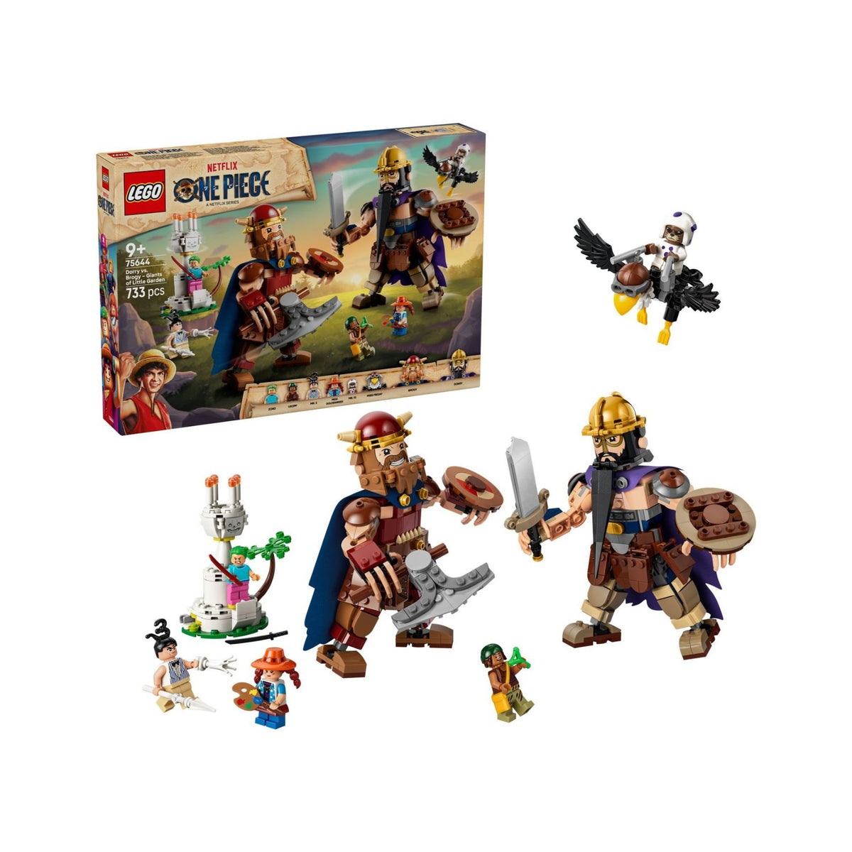 LEGO One Piece - 75644 - Dorry contre Brogy – Les géants de Little Garden