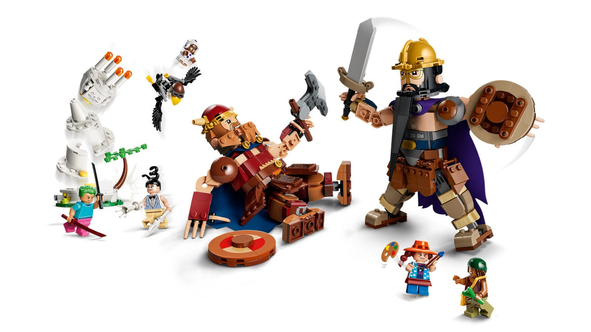 LEGO One Piece - 75644 - Dorry contre Brogy – Les géants de Little Garden