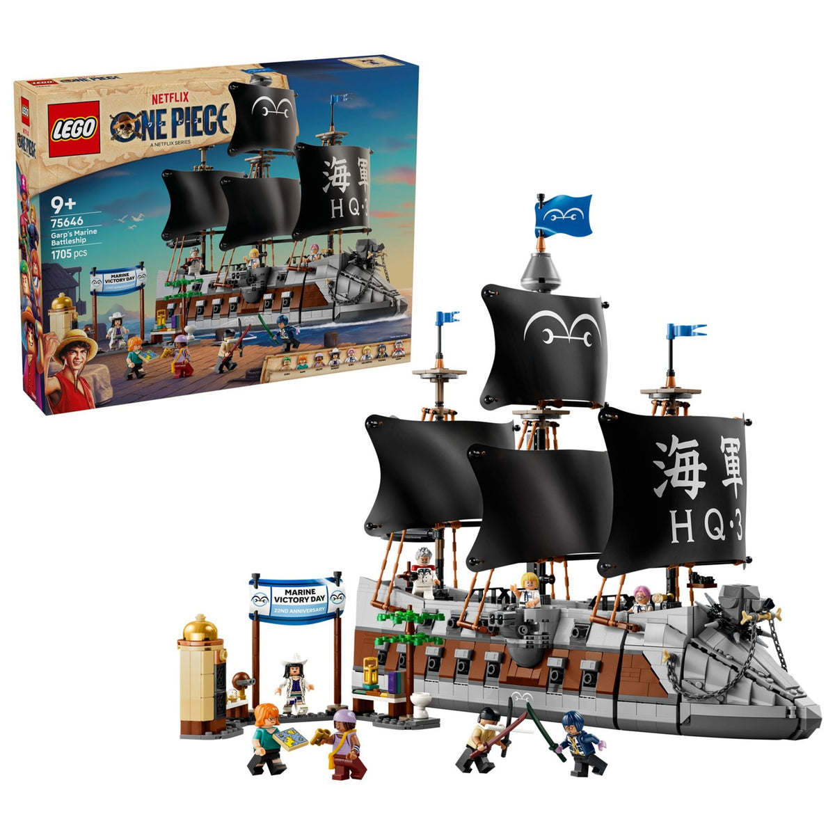 LEGO One Piece - 75646 - Le cuirassé de la Marine de Garp