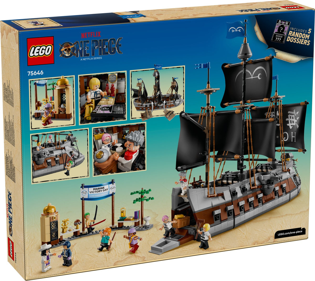 LEGO One Piece - 75646 - Le cuirassé de la Marine de Garp