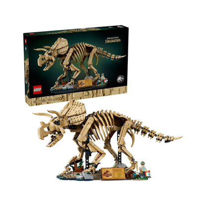 LEGO Jurassic World - 77985 - Les fossiles de dinosaures : le tricératops