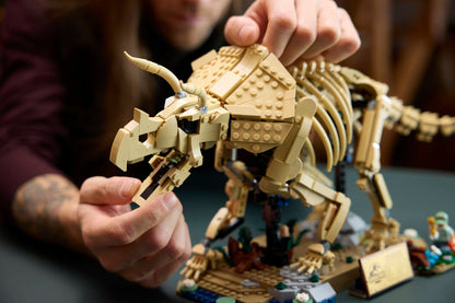 LEGO Jurassic World - 77985 - Les fossiles de dinosaures : le tricératops