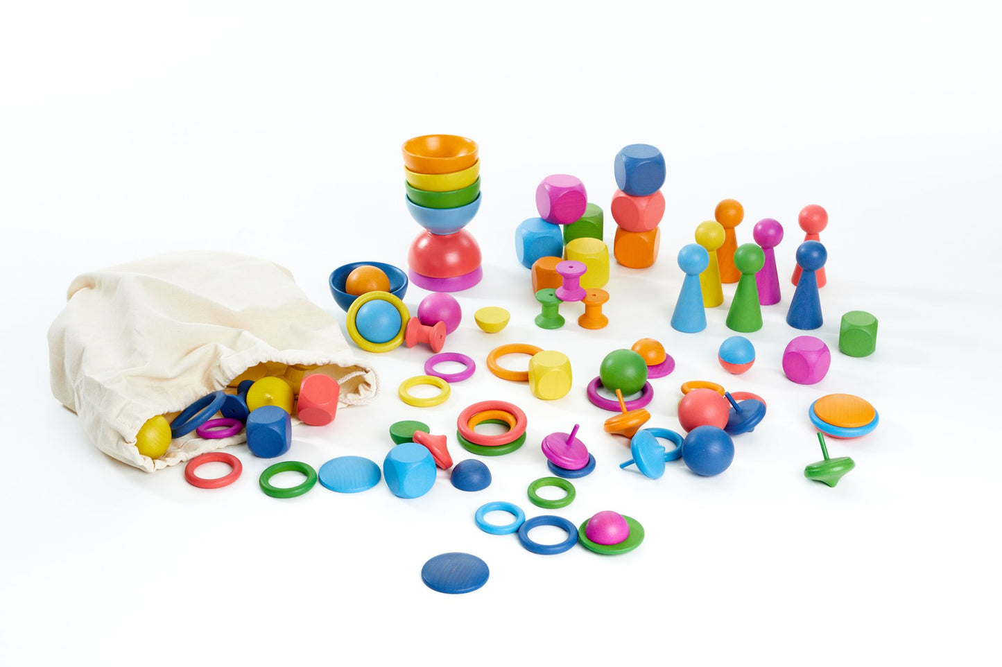 Rainbow Wooden Super Set