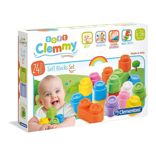 Blocs souples Clemmy - Ensemble de 24