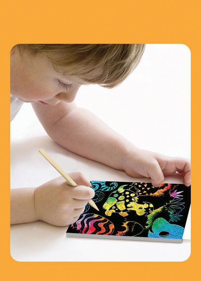 Mini Scratch Art - Dinosaures