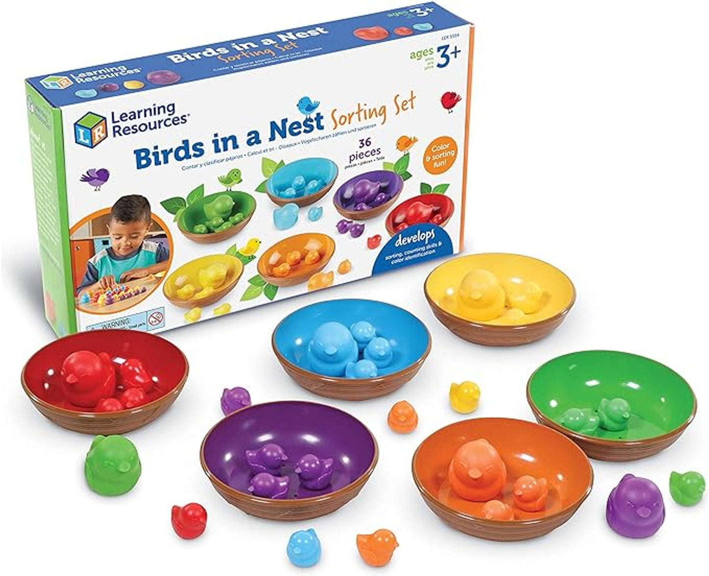 Birds and Balls in Nest Sorting Set