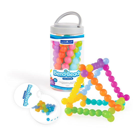 Tiges flexibles BendiBeads Arc-en-ciel