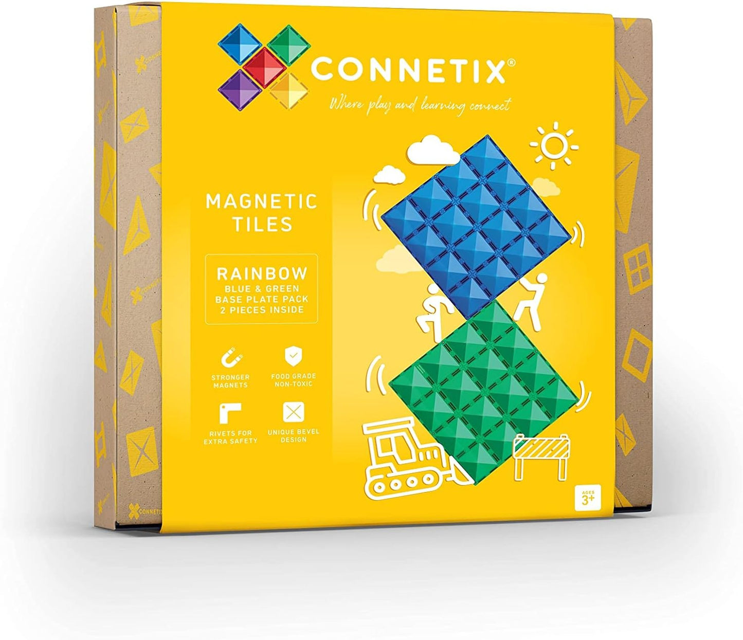 Connetix Plaques de couleur
