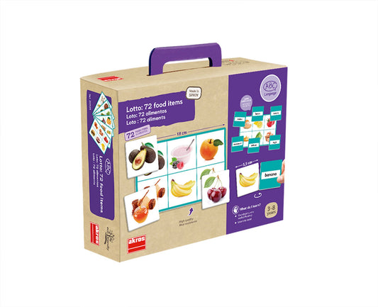 Lotto 72 food items