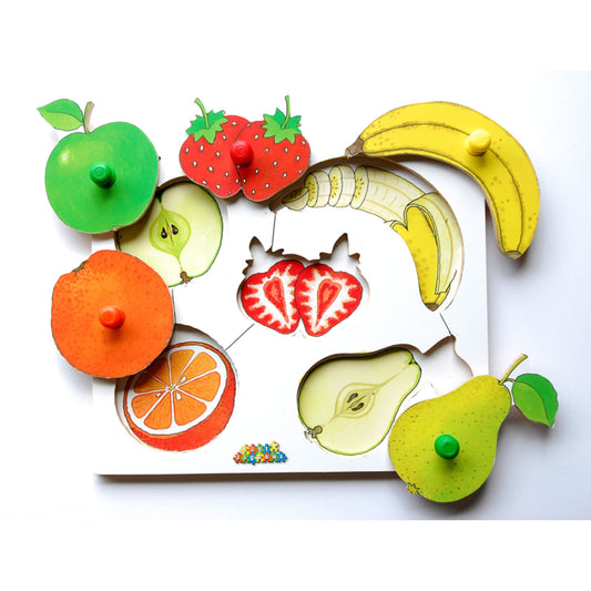 Toddler Peg Puzzle–Fruits