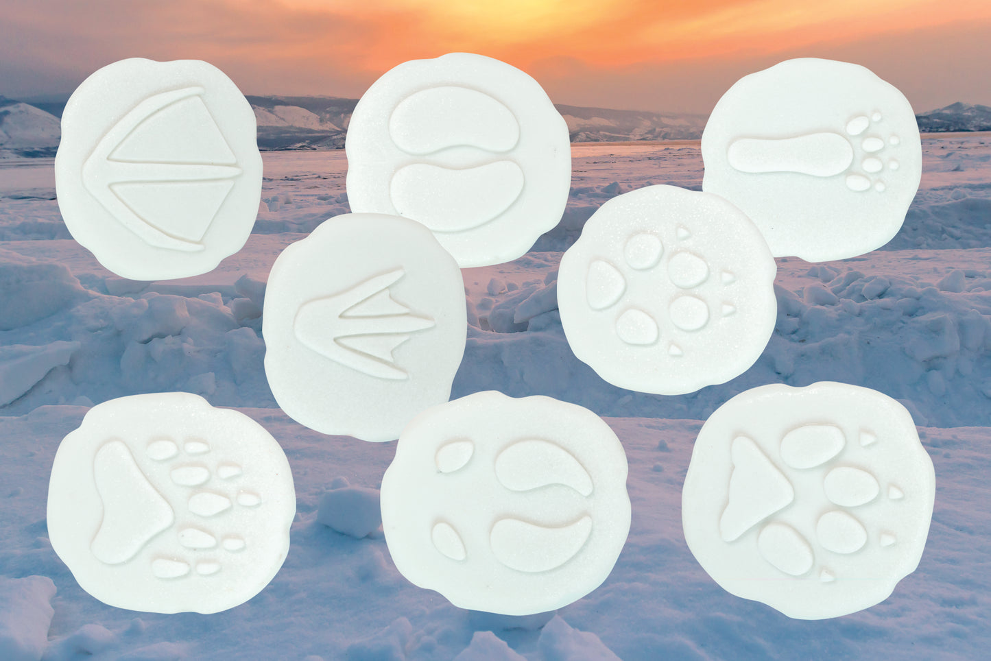 Pierres de découvertes – Ensembles de 8