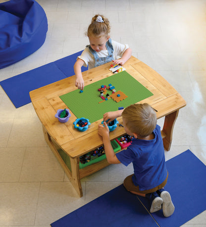 Table sensorielle et de jeux de construction