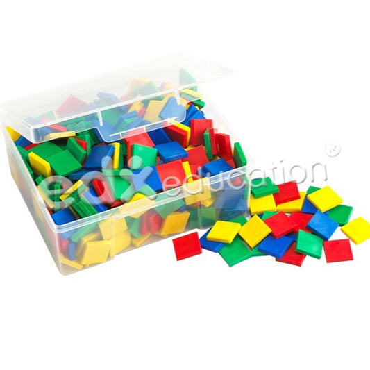Color tiles 25MM 4 CLRS 400PC