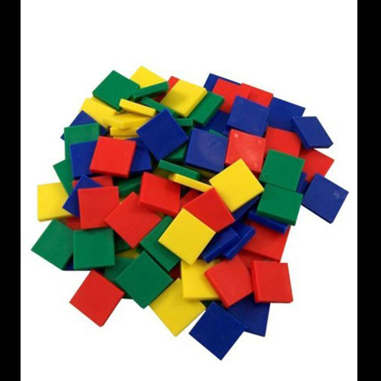 Color tiles 25MM 4 CLRS 400PC
