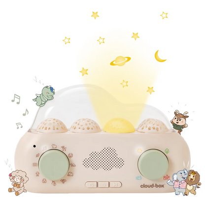 Story box with projection and music