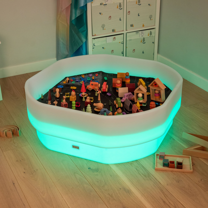 Table de découvertes sensorielles robuste