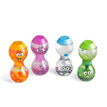 Express your feelings excited, impatient, lonely, nervous sensory bottles