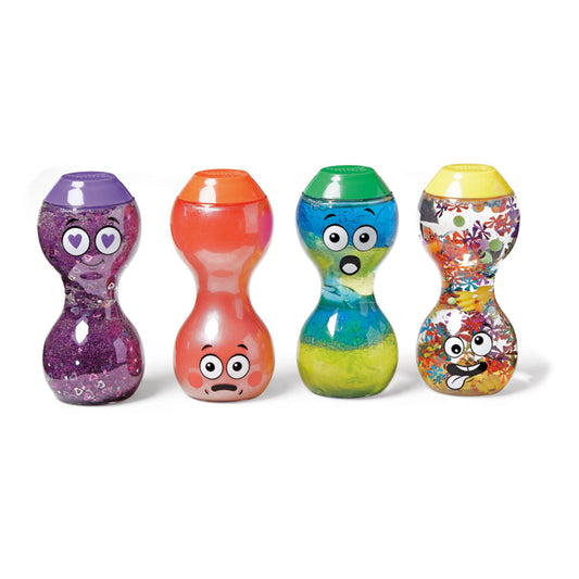 express your feelings embarrassed, silly, surprise, loved sensory bottles