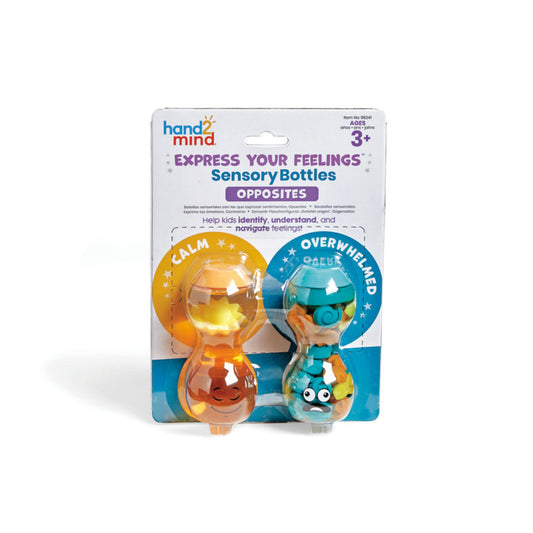 Express your feelings sensory bottles